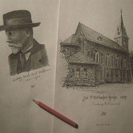 Людвиг Хофман и его первый проект во Фляйсбахе