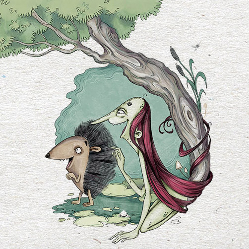 MARA. History of old swamps. Book for children.