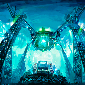 эскиз к 3D сцене