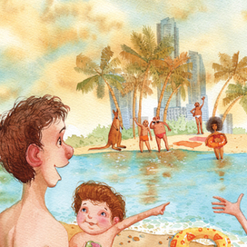 а мимо берега мчались лазурные моря