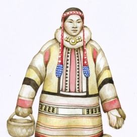 Эскиз иллюстрации для корпоративного календаря Норильский Никель