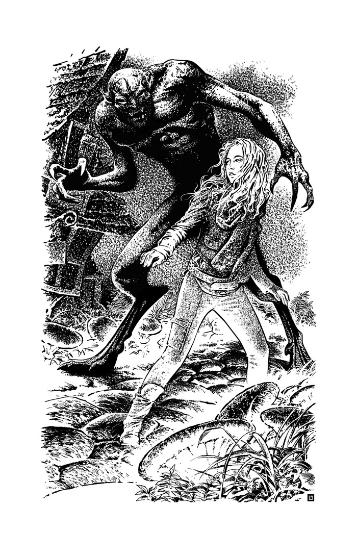 "Чудовище вида ужасного схватило ребёнка несчастного...." ))