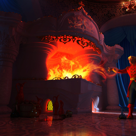 сцена из сказки