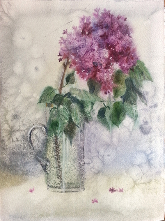 Сирень в стакане