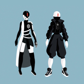 Концепт персонажа для проекта AVE WARRIORS 