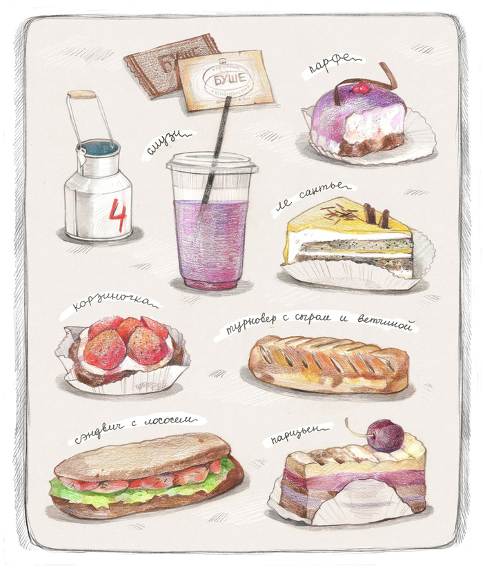 Для сети кондитерских Буше