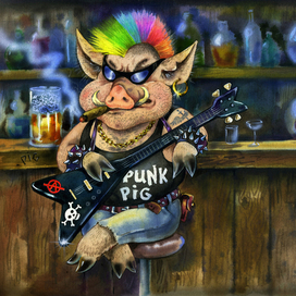 Говорят год кабана? Ну и я тоже....