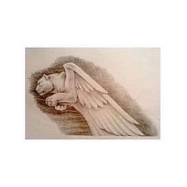 Барс с крыльями(эскиз-2)