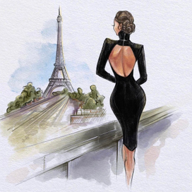 Вечер в Париже - скетч 