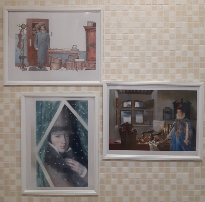 Книжная графика в интерьере