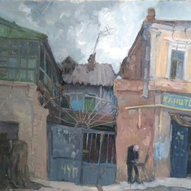 Ростов-на-Дону. Улица Станиславского и Ваня с этюдником