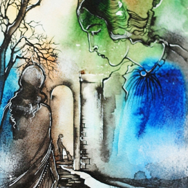 Вера. Иллюстрация к стихотворению.