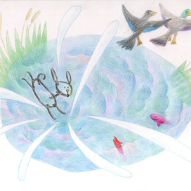 Проволочный пёс спугнул уточек