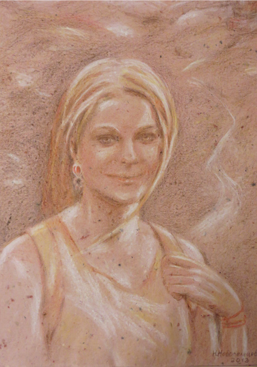 Юля. В горах.