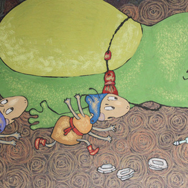 Лягушка и муравьи