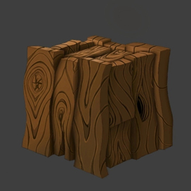 Просто деревянный кубик