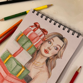 Портрет карандашами