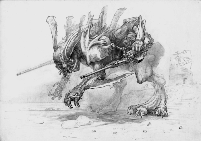 монстр пулемётчик