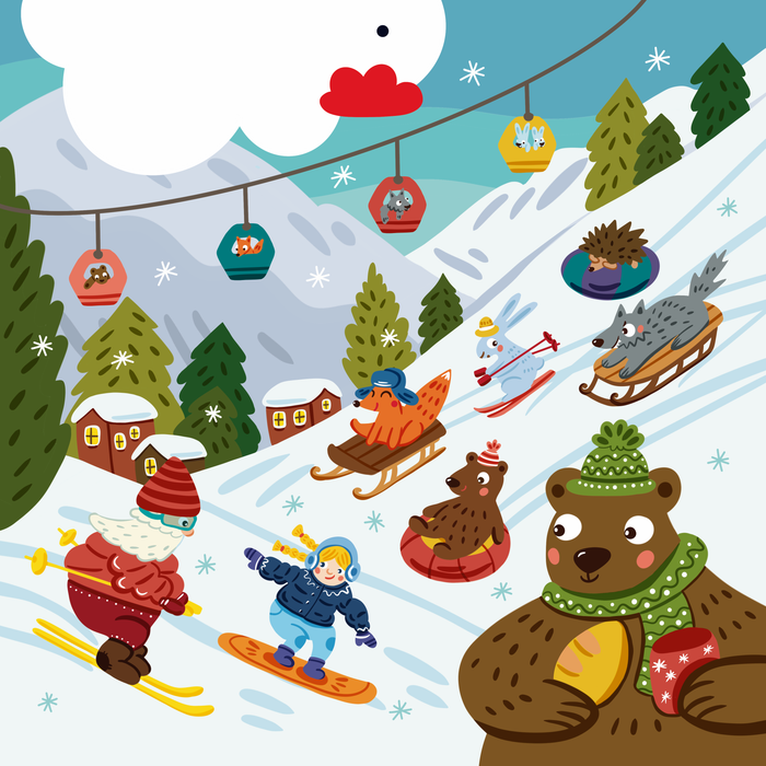 Лыжный февраль