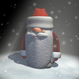 Пенопластовый дедушка