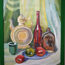 Зелёный натюрморт