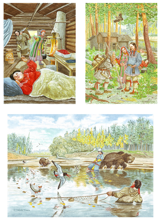 Толстый Колькет. Утро. Совет старика. Рыбалка.