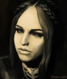 портрет девушки 