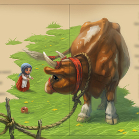 Крошечка-Хаврошечка, плохие вести для коровки