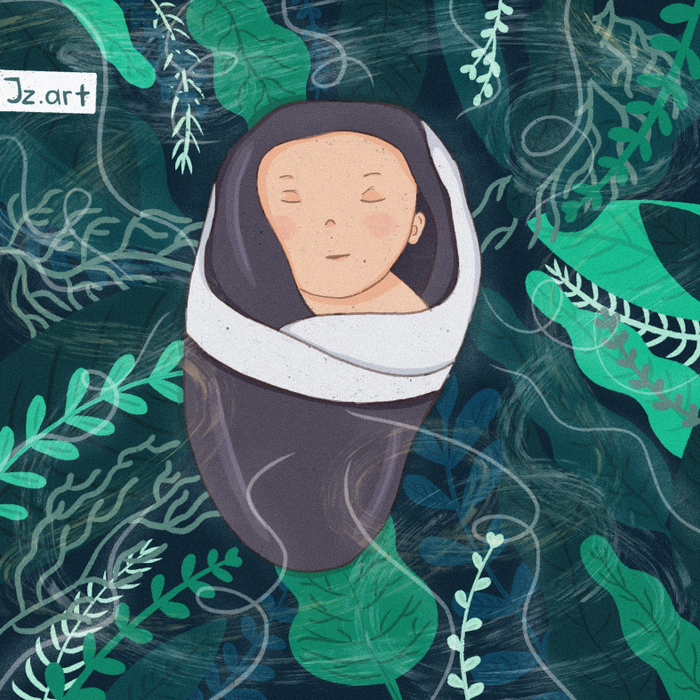 младенец в лесу