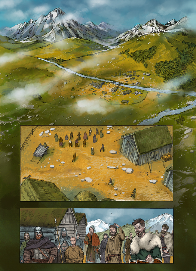 Страница из комикса.