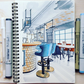 Интерьер кафе