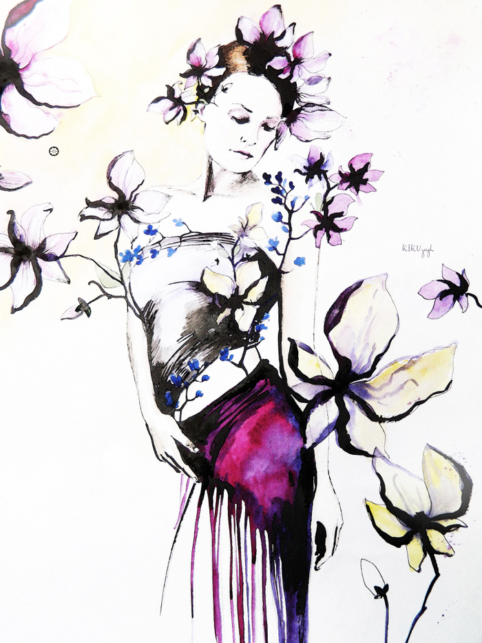 Автопортрет "Оттенки весны"