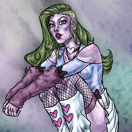 Перерисовка старой работы 2016 года