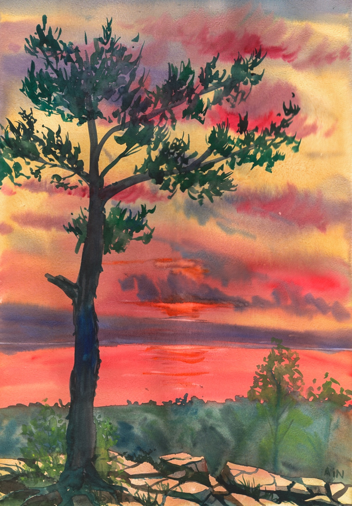 Рассвет на карьере 