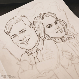 Шарж в процессе