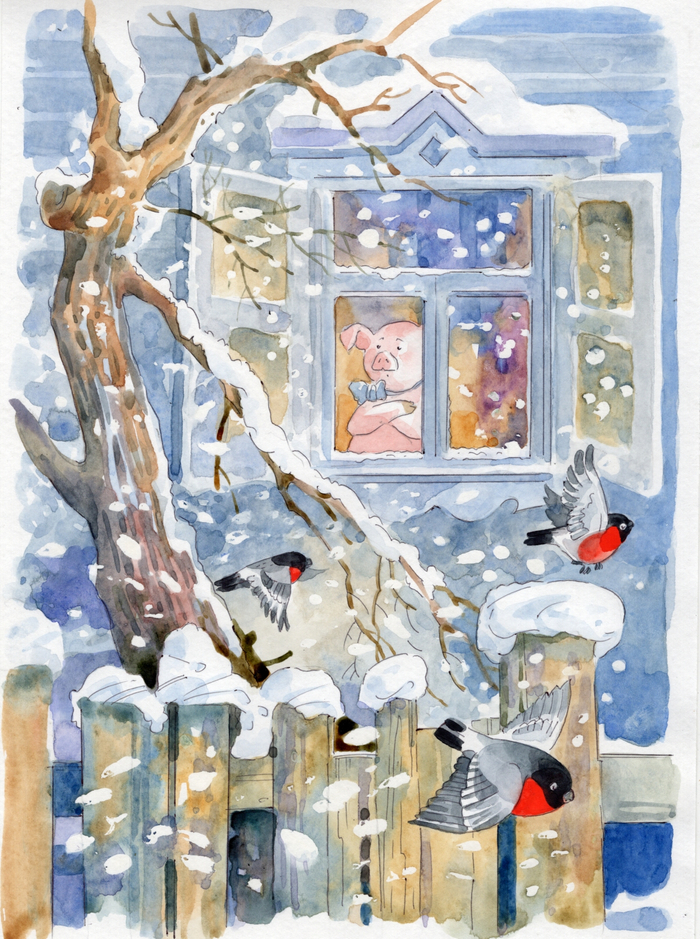 Марфа и снегири