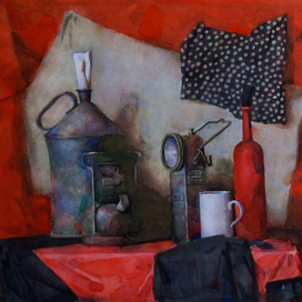 Красный натюрморт