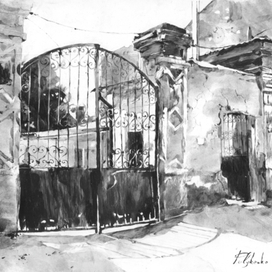 Двор моего друга