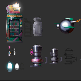 Линейка техники инопланетян