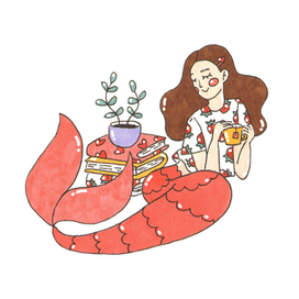 Иллюстрация Русалочка