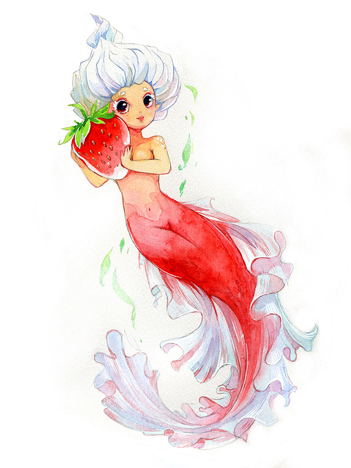 Русалочка клубника со сливками