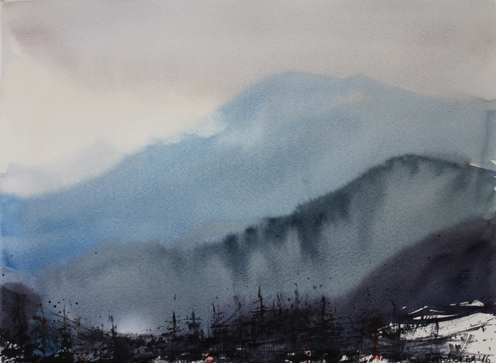 Утро в горах