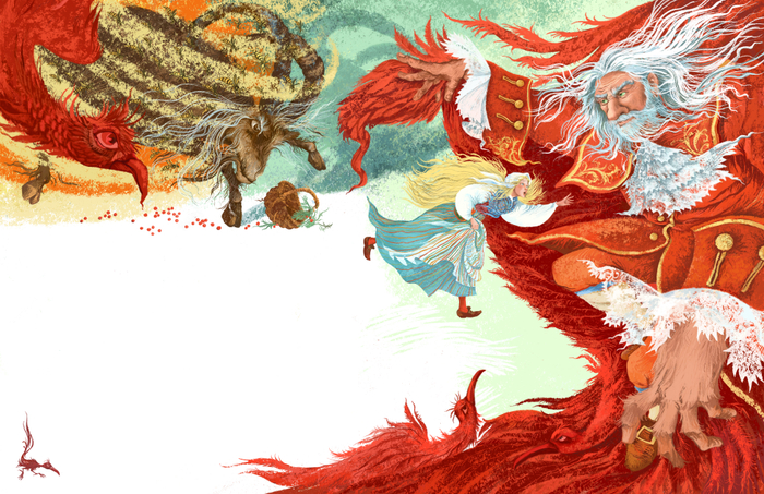 Иллюстрация к книге "Плащ Тролля" Анны Валенберг