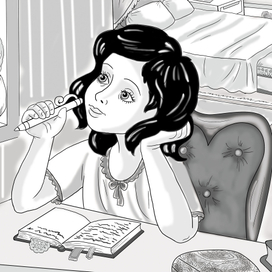 чб иллюстрации