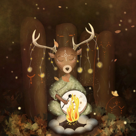 Олень шаман