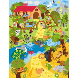 Плакат 33 животных