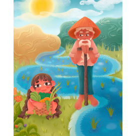 Иллюстрация теплого и солнечного Таиланда 