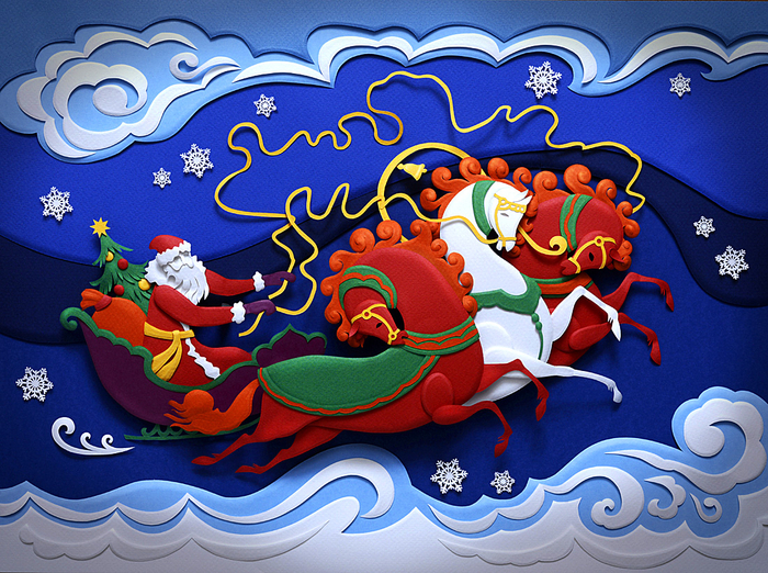 Новогодняя открытка