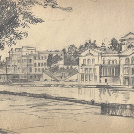 Севастополь, рисунок из альбома.