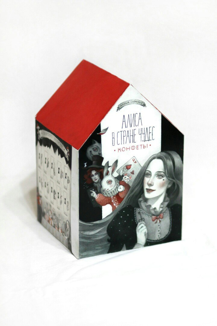 Упаковка для конфет "Алиса в Стране чудес"❤